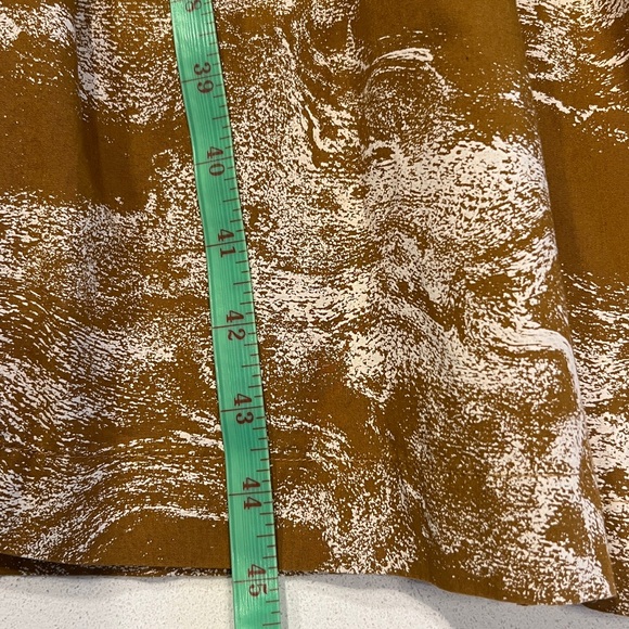 ICHI Chic Women's Midi Dress in Tan and Cream - Picture 8 of 9